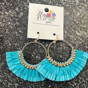 Turquoise Fane Fare Earrings